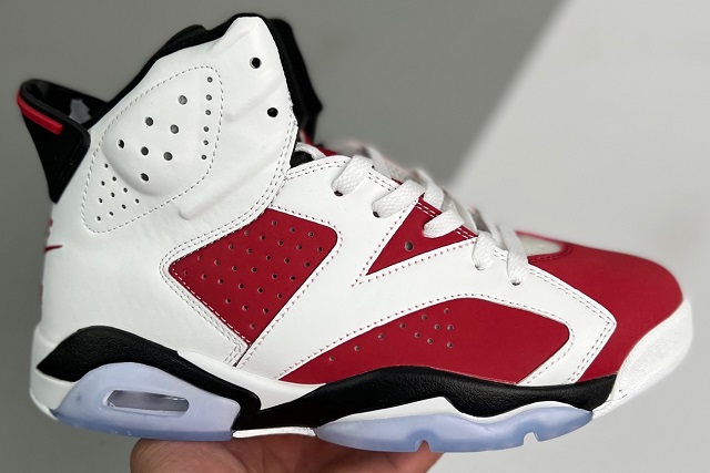 Women Air Jordan Shoes 6 Carmine